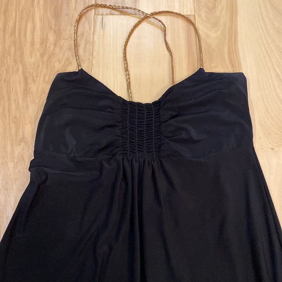 MYSTIC Black Low-Back Dress - Picture 4 of 9